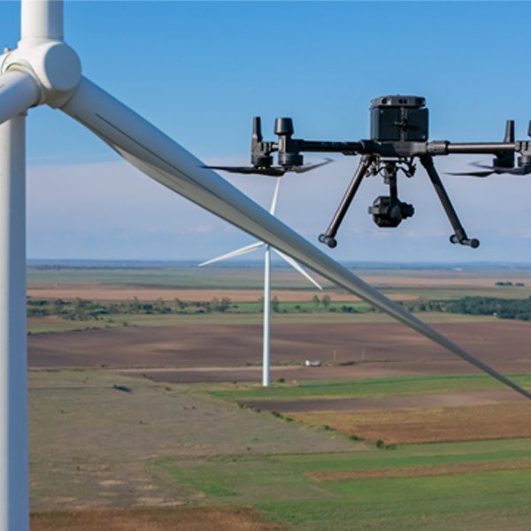 Wind Farm Drone Inspection Technology Romania