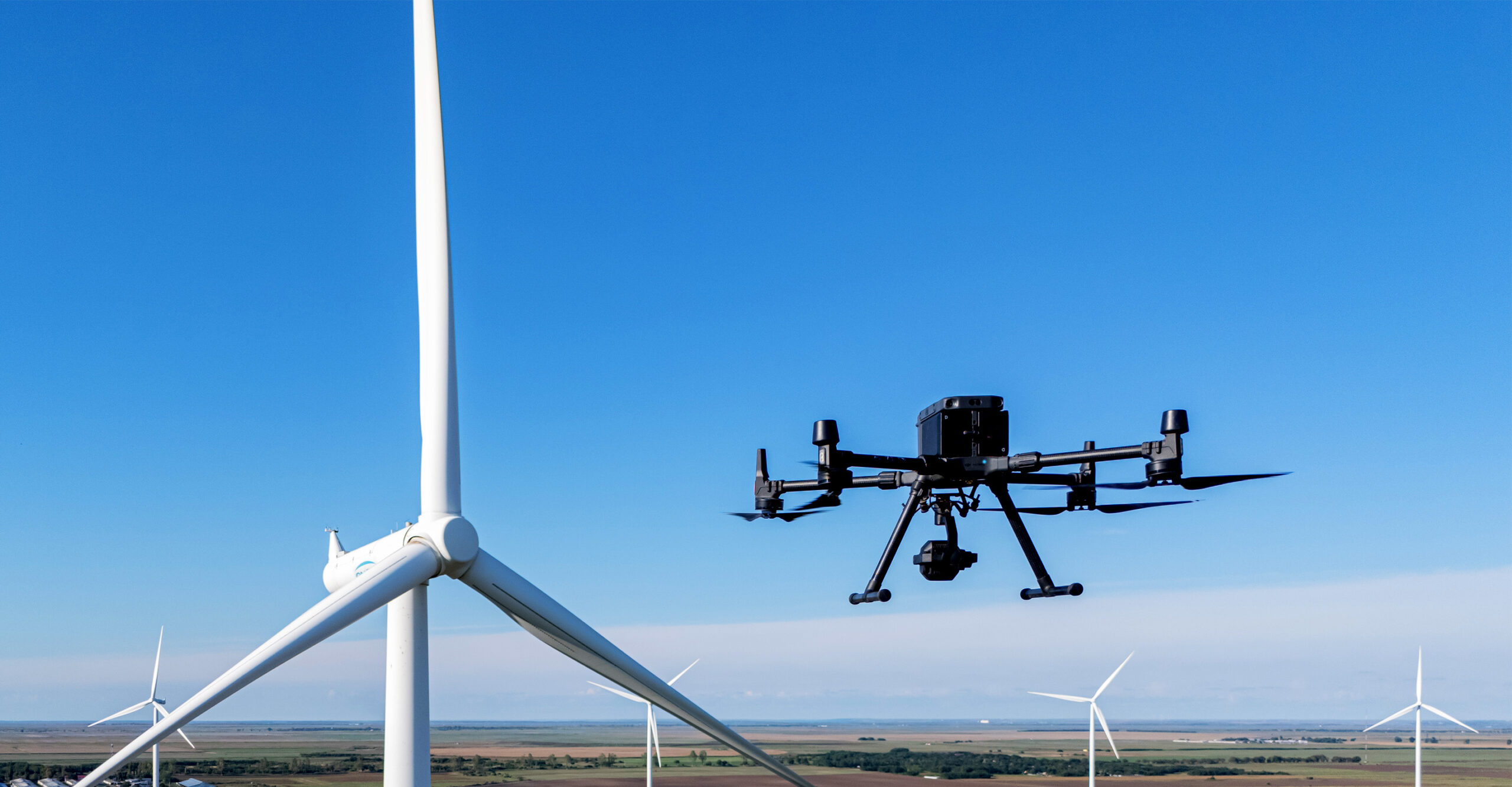 wind turbines drone inspections